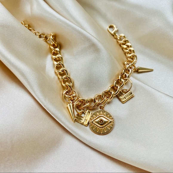 Turkish Eye Charm Bracelet - Picture 2 of 10